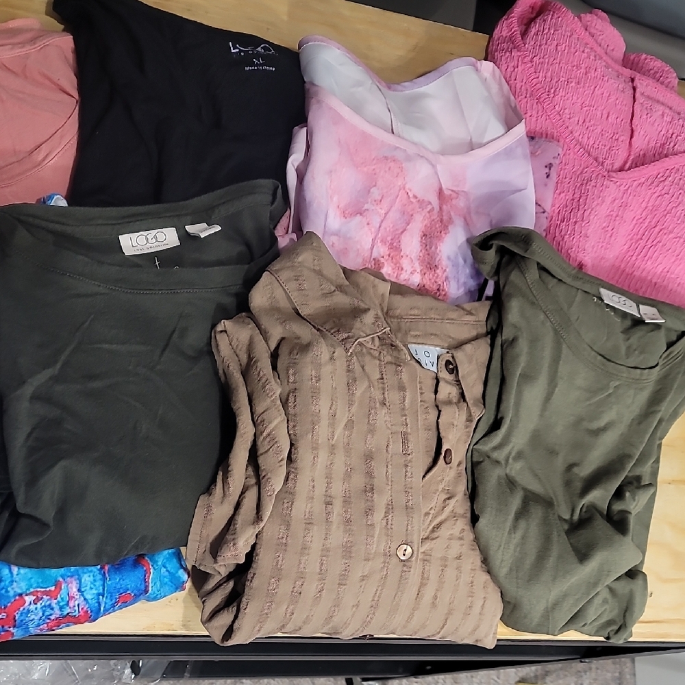 LOGO by Lori Goldstein Bundle Short Sleeve Long Sleeve Top